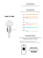 ATEEZ Light Stick Ver 3 Official Lightiny Kpop Maroc gomshop.ma