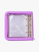 Daiso Photocard Binder Purple Glitter kpop maroc gomshop.ma