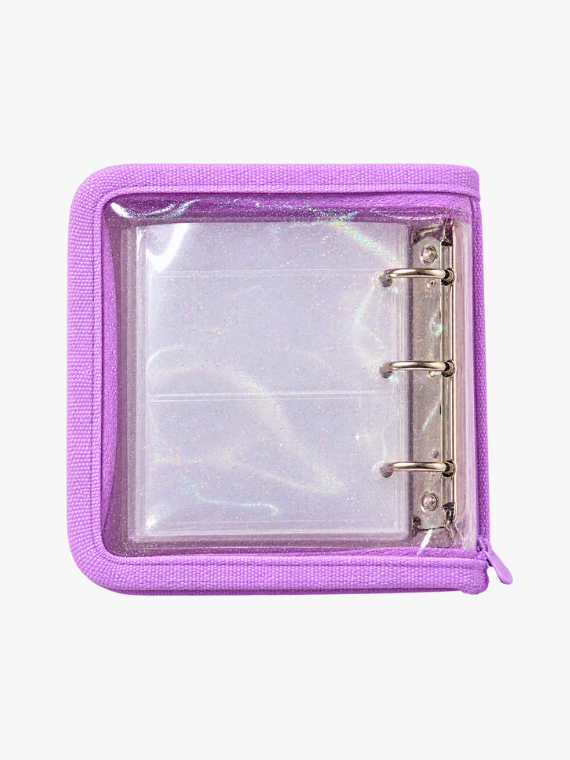 Daiso Photocard Binder Purple Glitter kpop maroc gomshop.ma Daiso Photocard Binder Purple Glitter kpop maroc gomshop.ma
