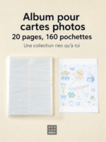 Daiso Photocard Binder with Stickers kpop maroc gomshop.ma